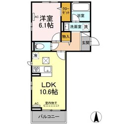 フォレスト和泉Ａ棟の物件間取画像